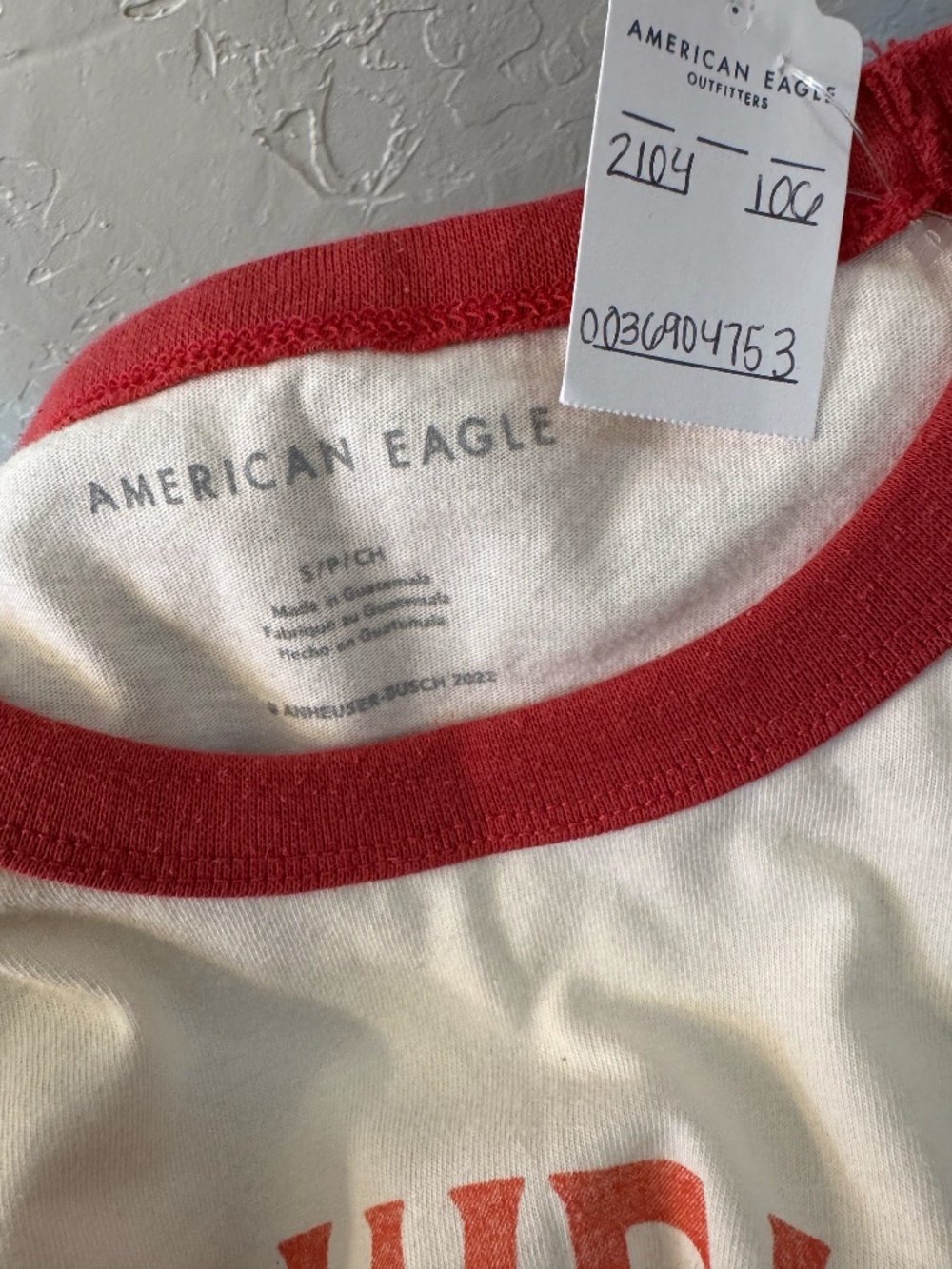 AE Budweiser Ringer Tee - Picture 3 of 3